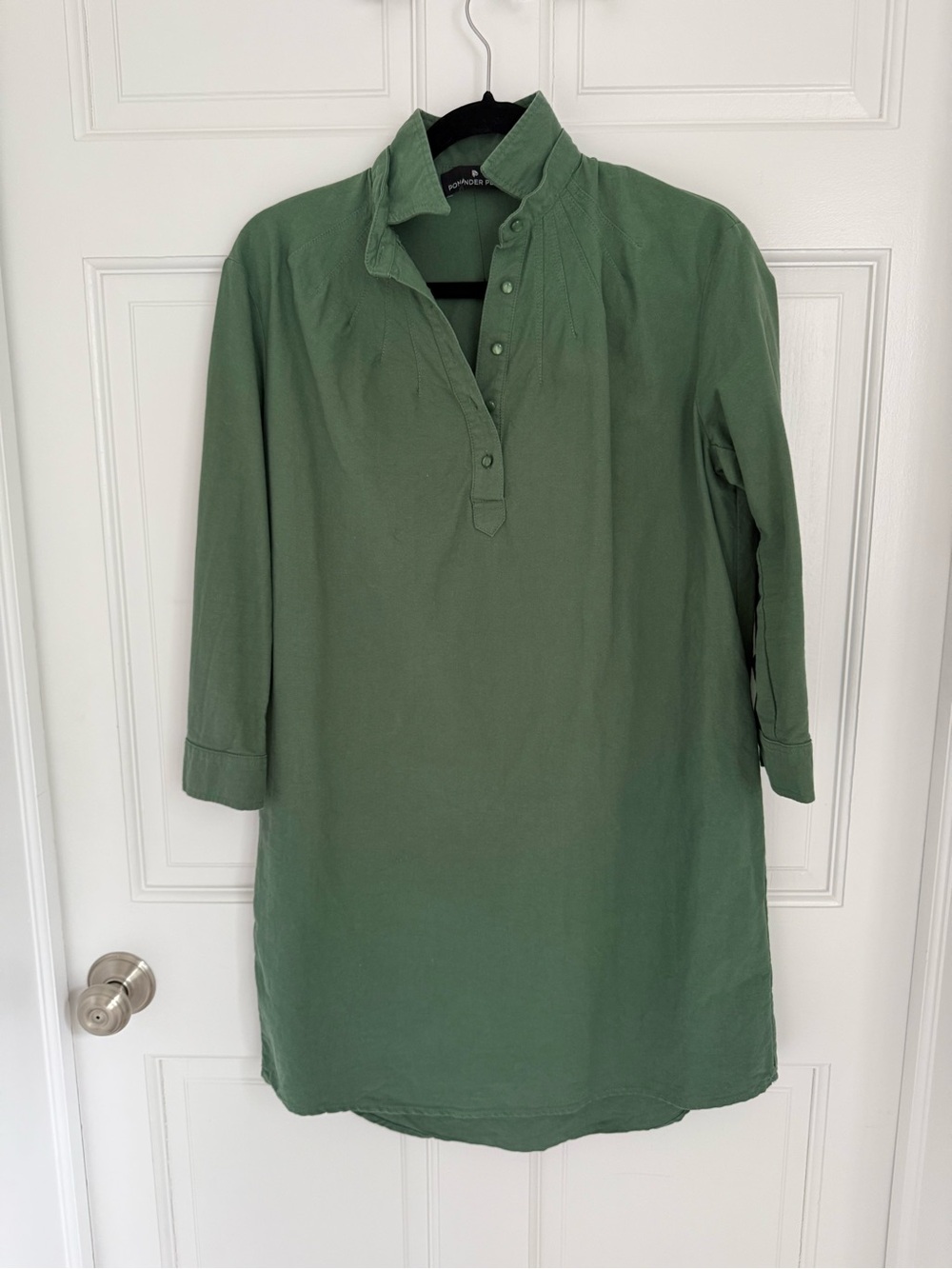 Pomander Place Olive Green Tunic Dress